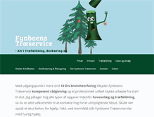 Tablet Screenshot of fynboens-traeservice.dk